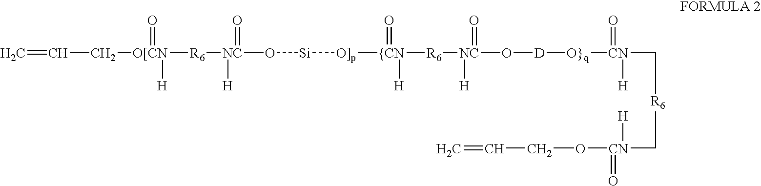 Prepolymers with yellow dye moiety