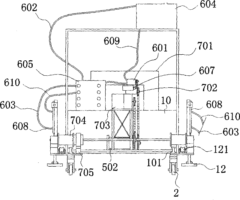 A kind of rescue stone throwing machine