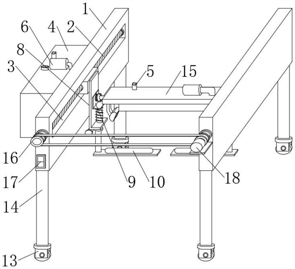 Sickbed surface rapid disinfection device for hospital infection nursing