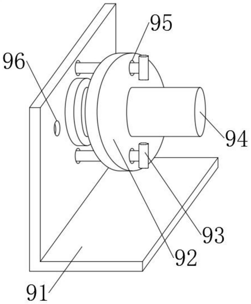 Sickbed surface rapid disinfection device for hospital infection nursing