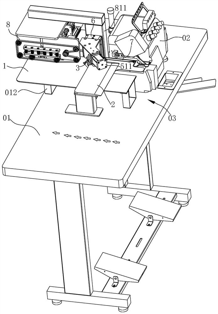 Seam spreading-open mechanism and seam spreading-open machine with seam spreading-open mechanism