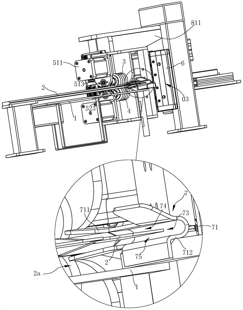 Seam spreading-open mechanism and seam spreading-open machine with seam spreading-open mechanism