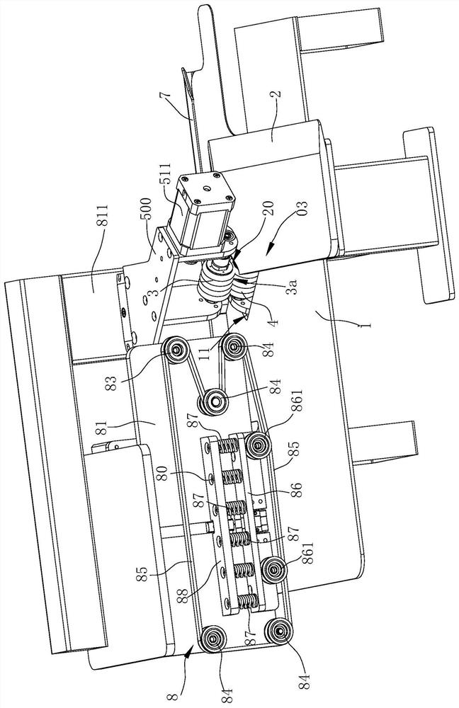 Seam spreading-open mechanism and seam spreading-open machine with seam spreading-open mechanism