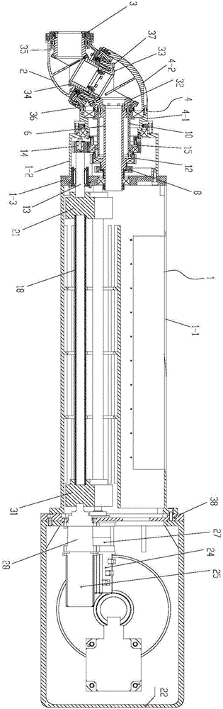 Arm unit of spraying robot