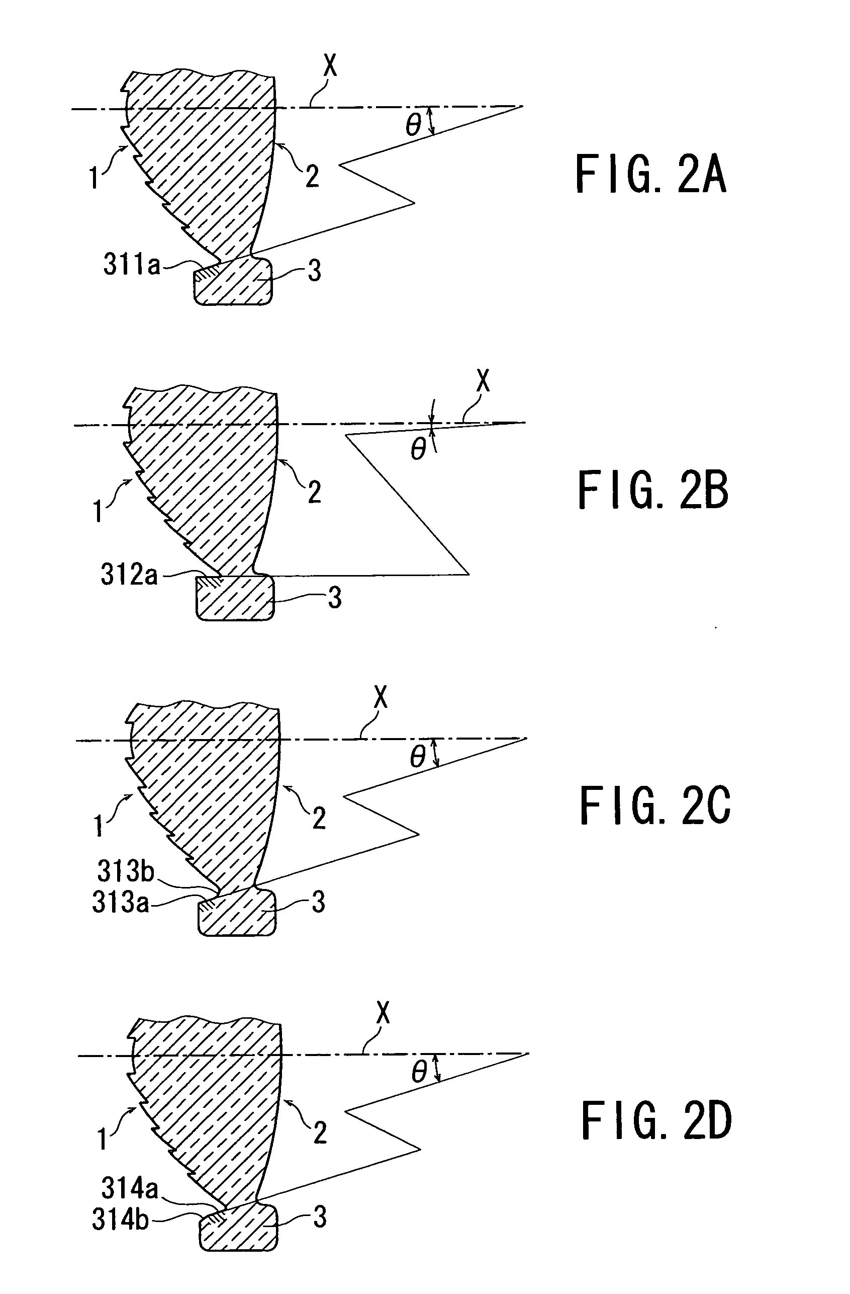 Optical element, method of molding optical element, and mold