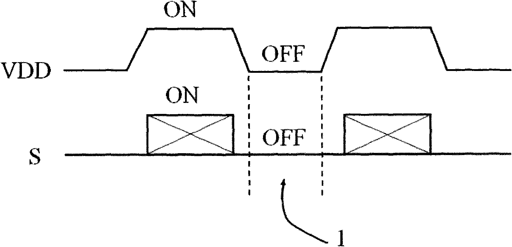 Liquid crystal display and method for detecting and eliminating residual shadows