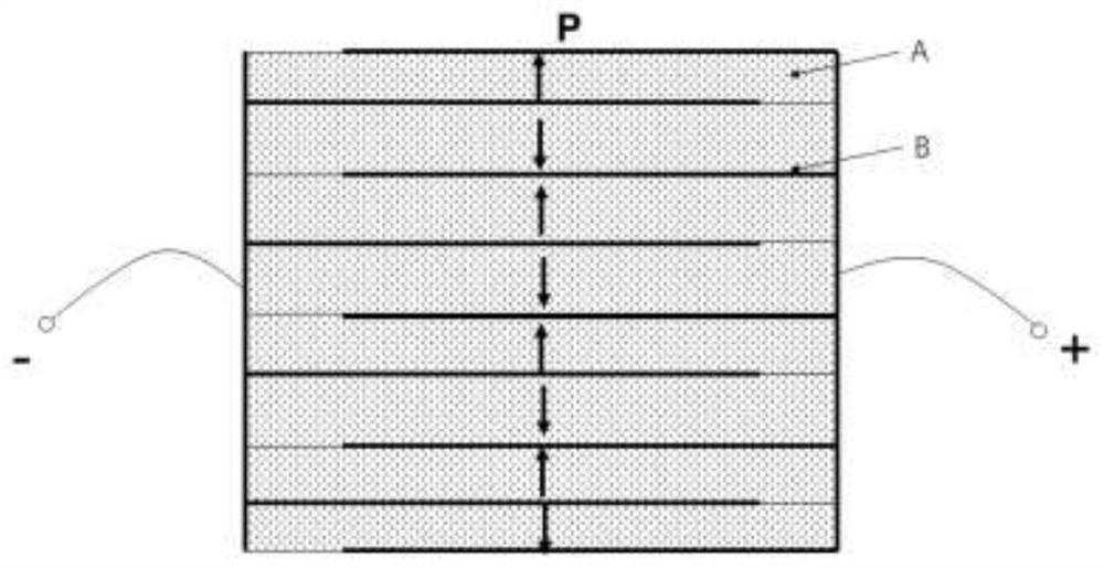 Quasi-shear mode multilayer co-fired piezoelectric actuator and its preparation method