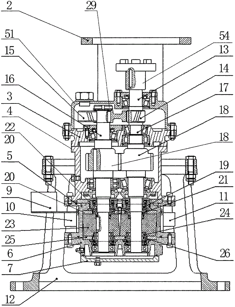 Vertical anti-freezing self-priming piston pump