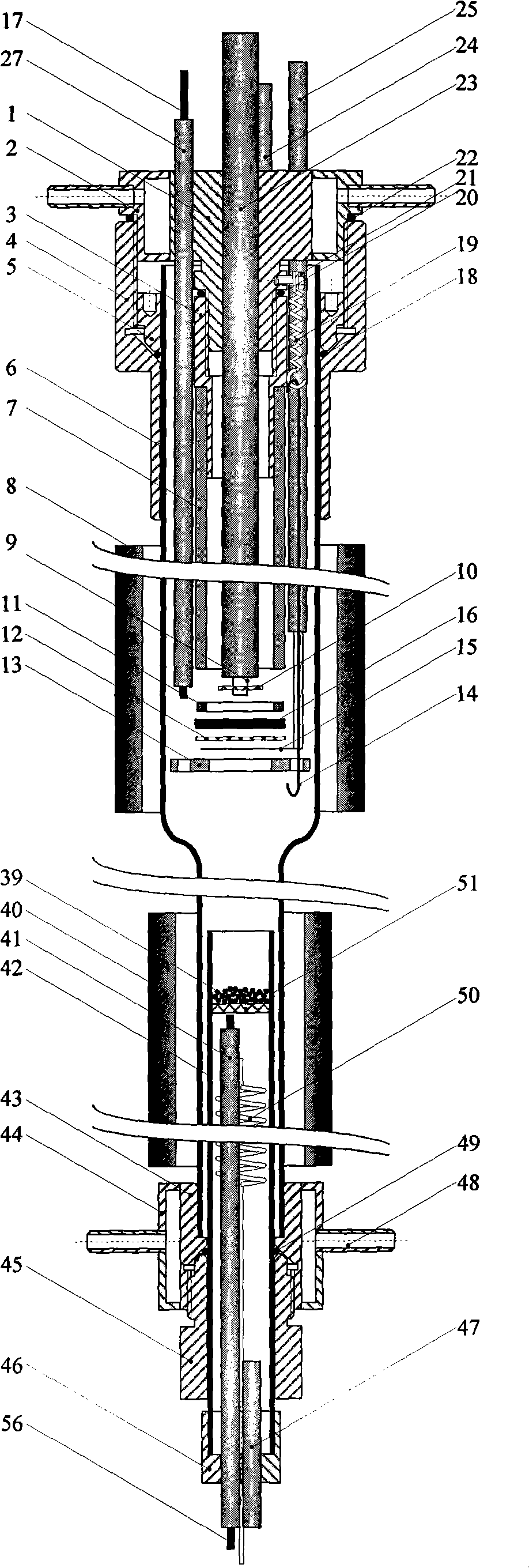 Direct carbon fuel cell reaction device