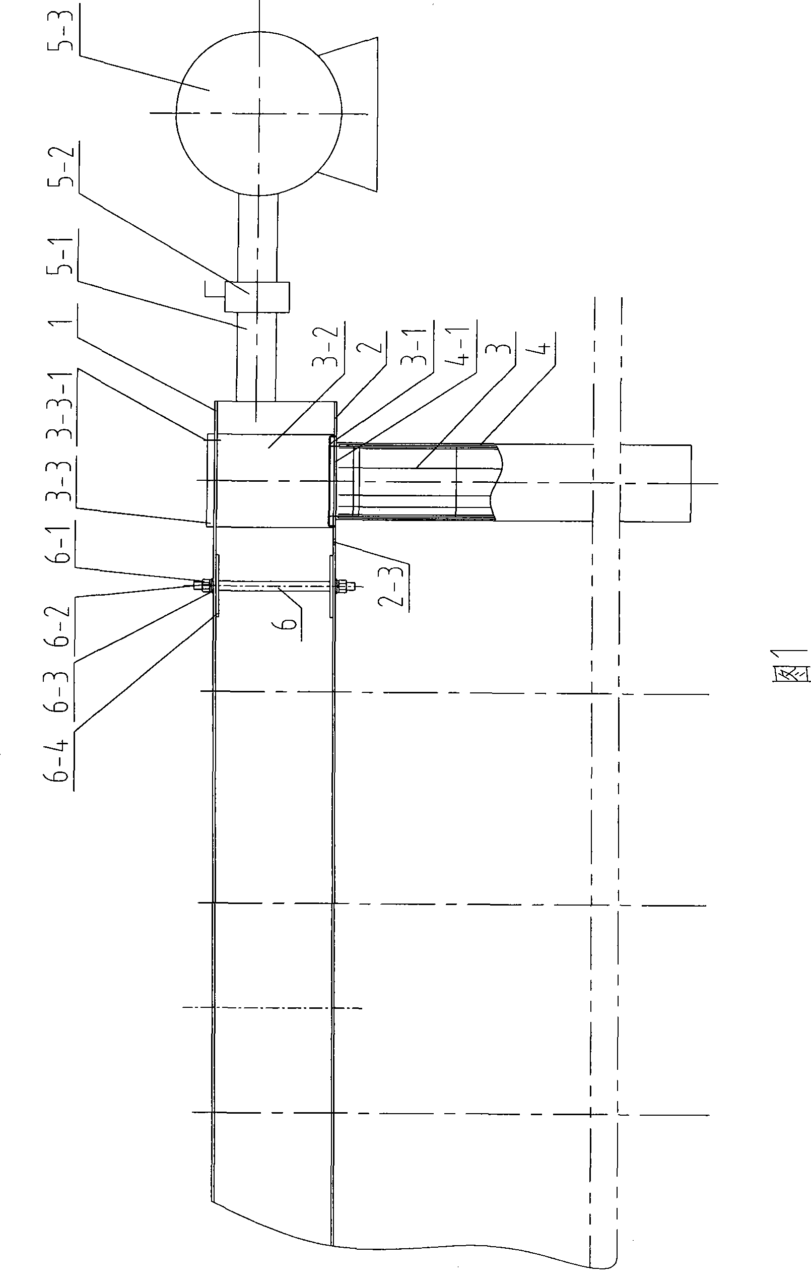 Mechanism for preventing rubbing filtering packet of pulse bag-type dust remover