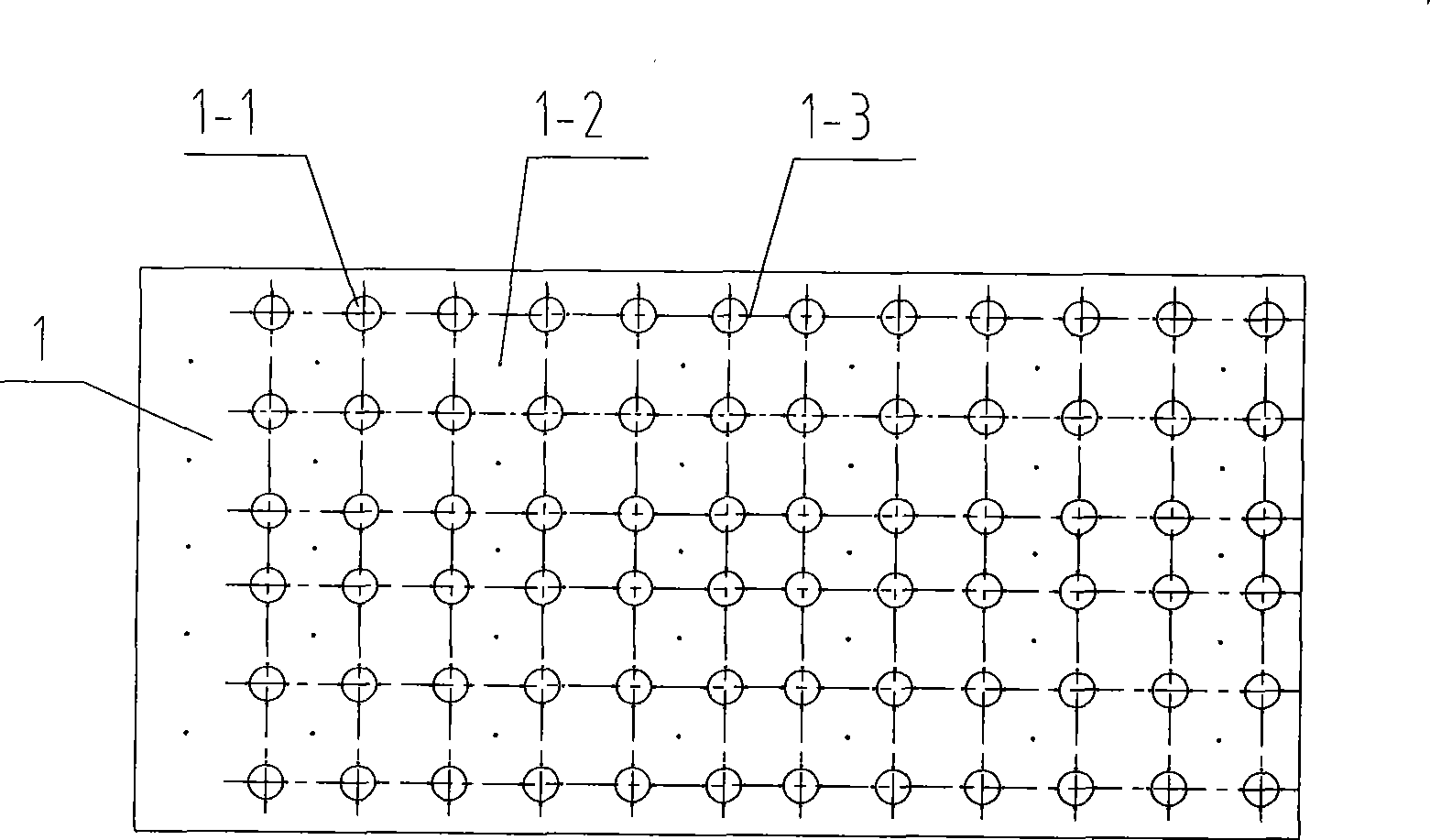 Mechanism for preventing rubbing filtering packet of pulse bag-type dust remover