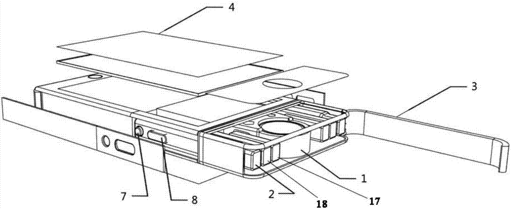 Improved structure of self-photographing camera