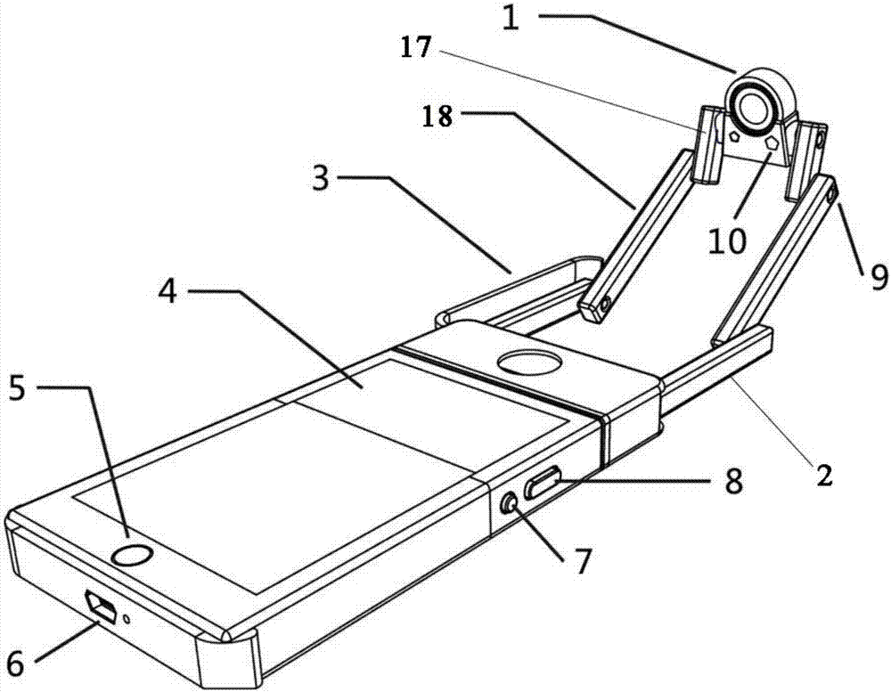 Improved structure of self-photographing camera