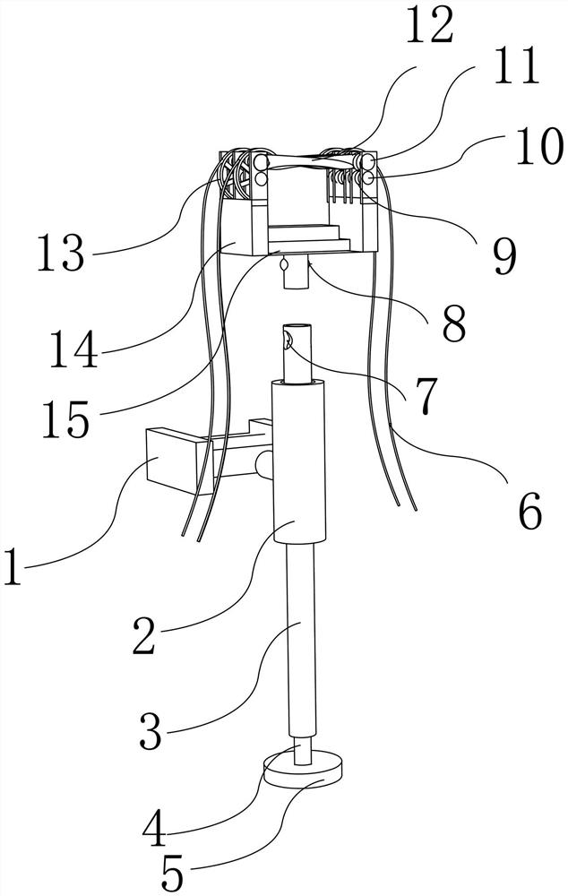 A short-circuit grounding mechanism