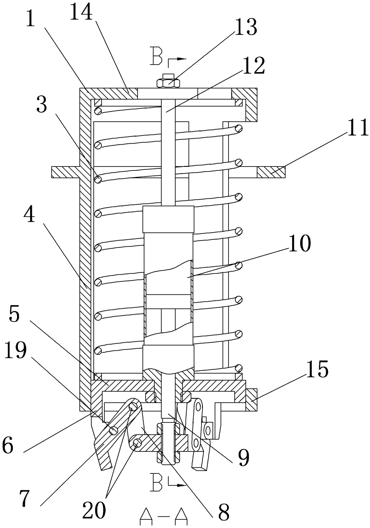 Inner support grabbing and mold pressing manipulator for cylindrical inner wall workpiece