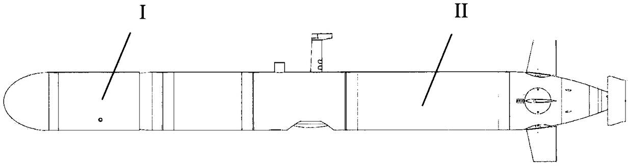 Autonomous underwater vehicle capable of separating payloads