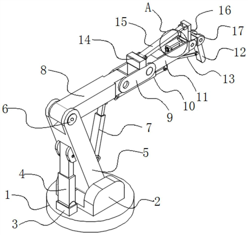 A trunk control device for an elephant model and its application method