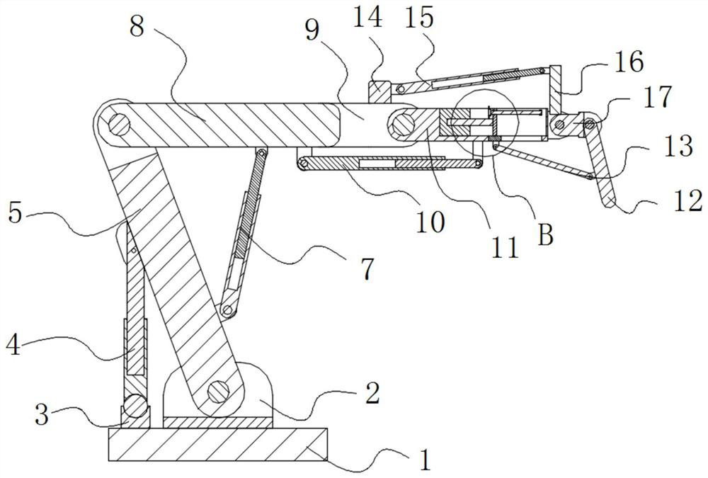 A trunk control device for an elephant model and its application method