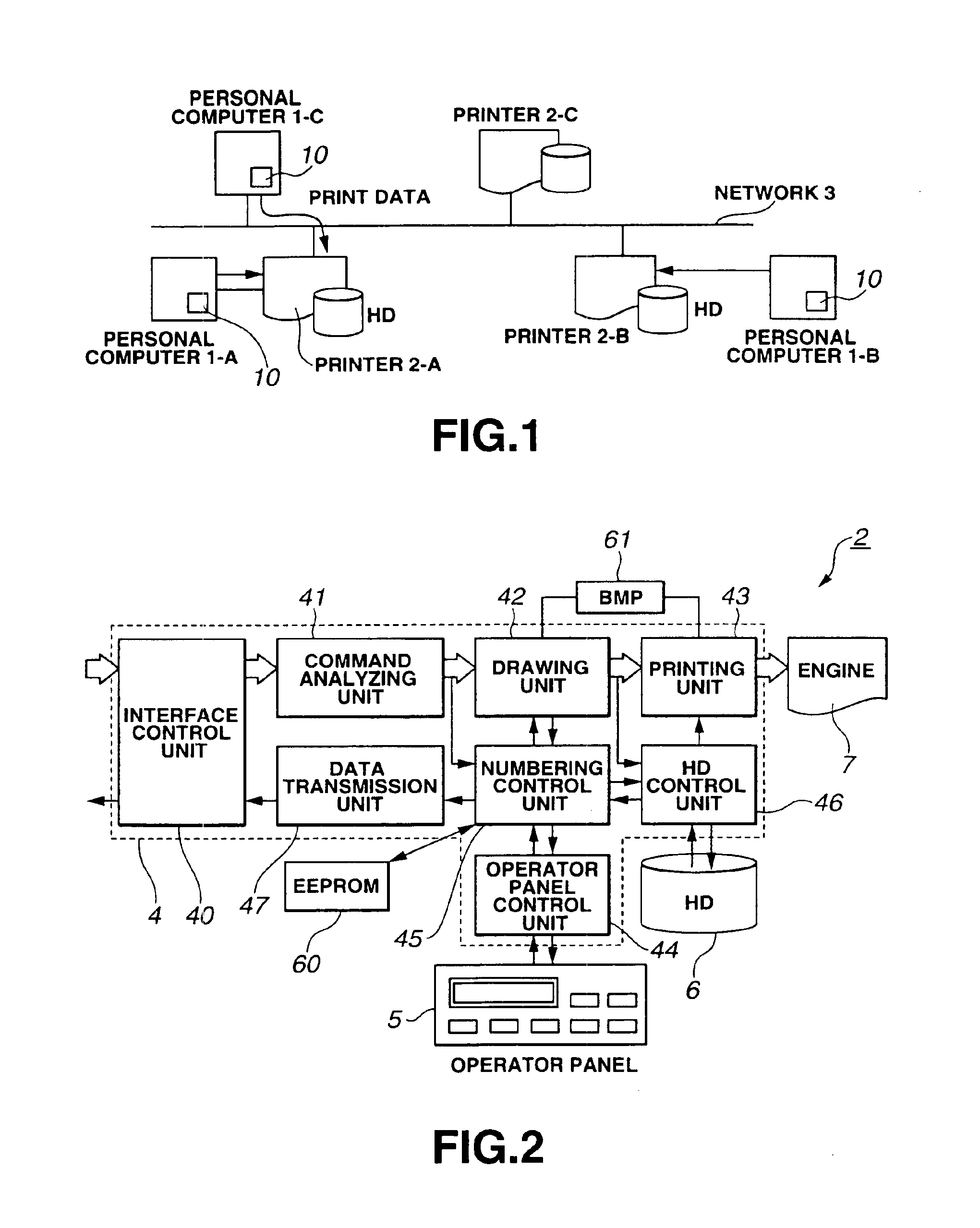 Printer, printer system, printer control method, and program therefor