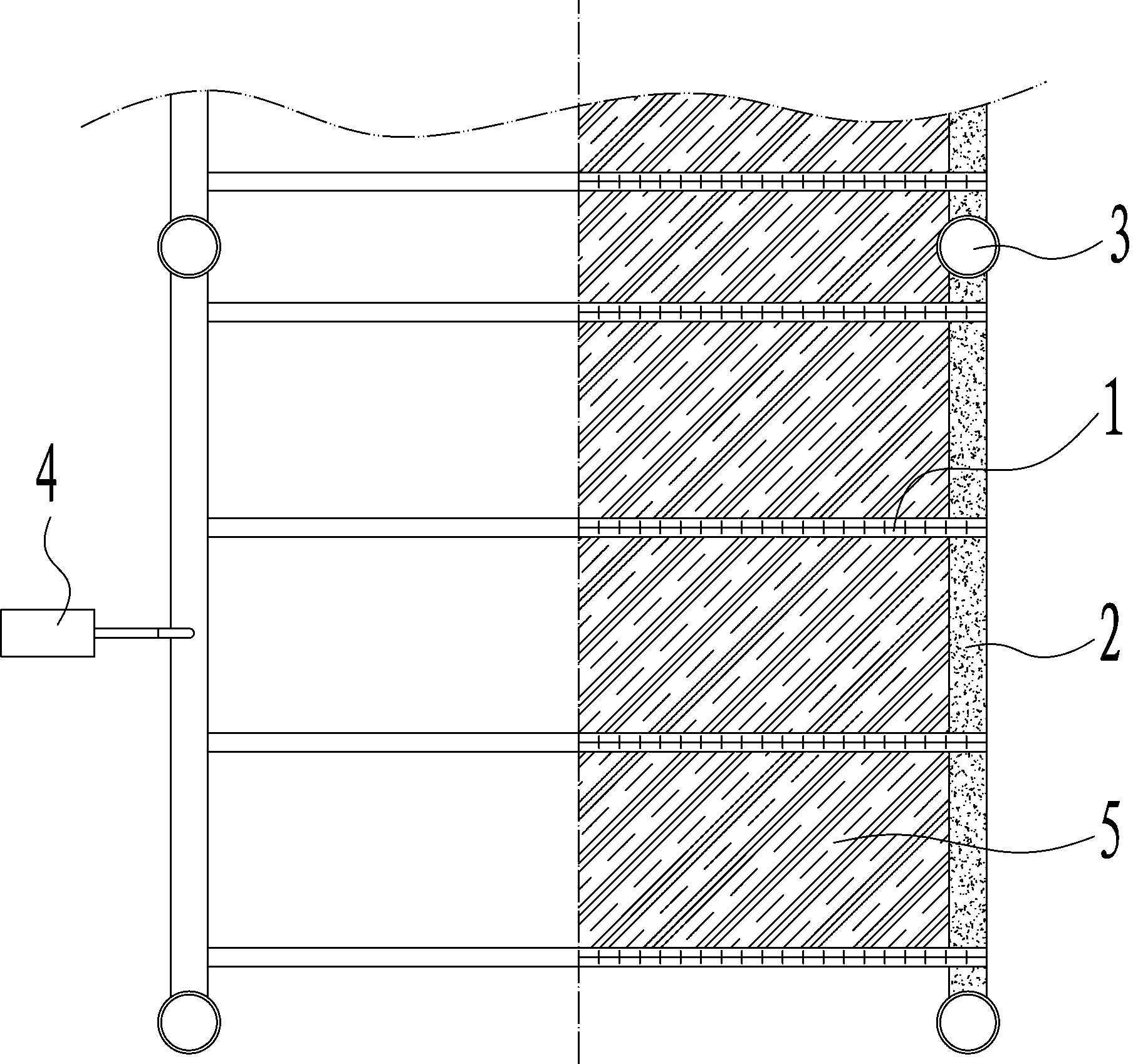 Drainage consolidation method for hydraulic filling soft clay reinforcement