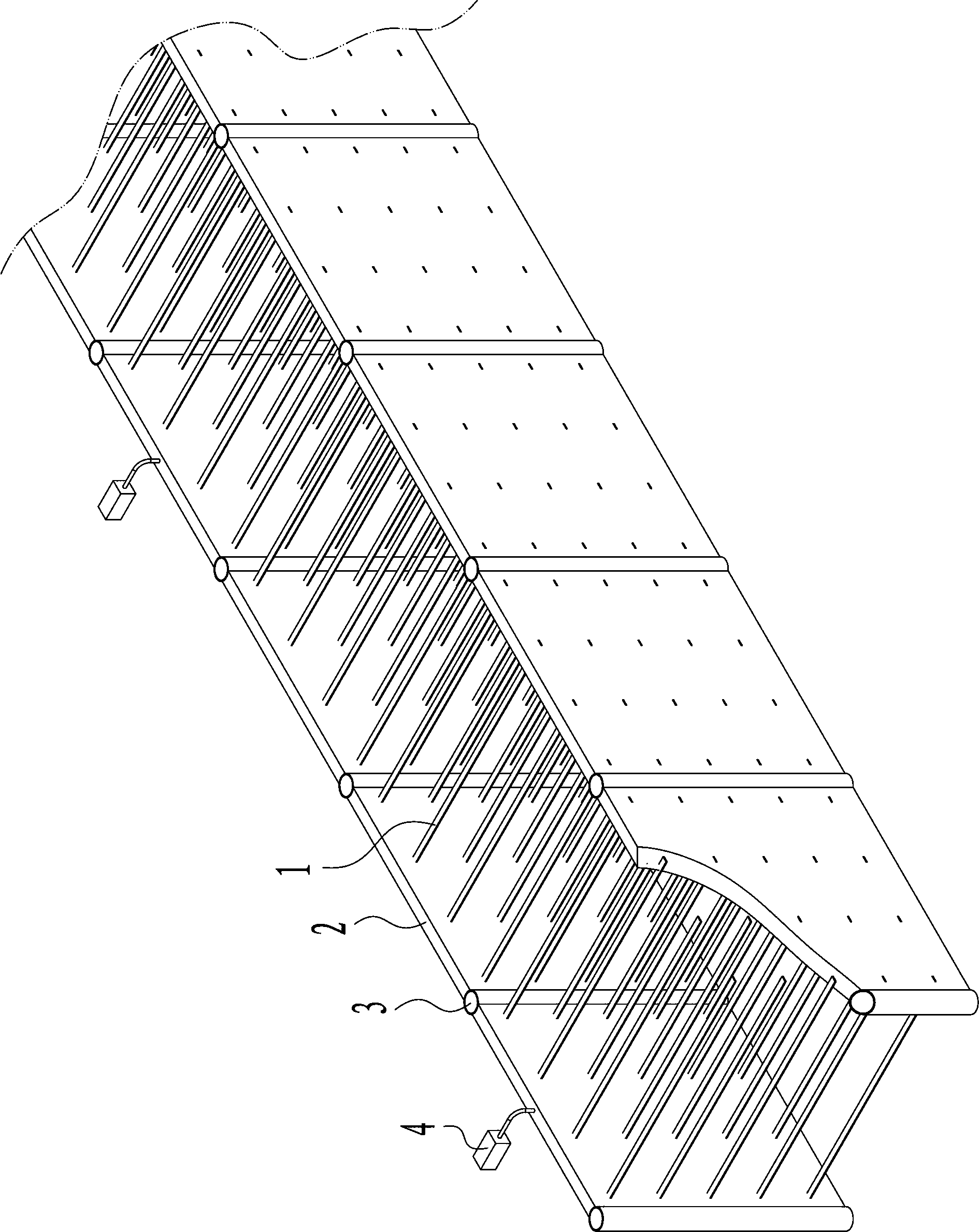 Drainage consolidation method for hydraulic filling soft clay reinforcement