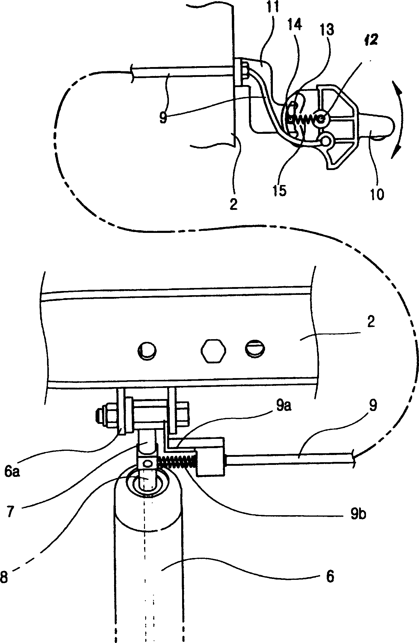 Buffer force adjusting device for vehicle chair