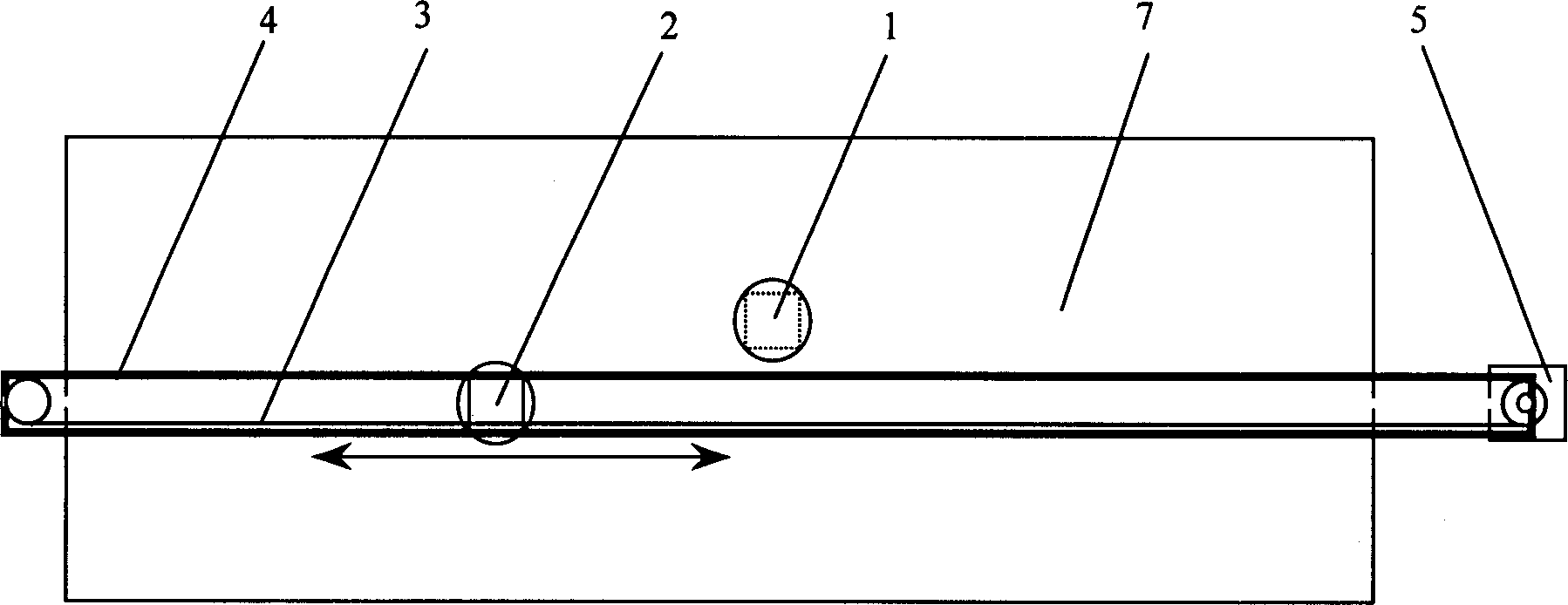 Scanning land steel surface detercting method and apparatus