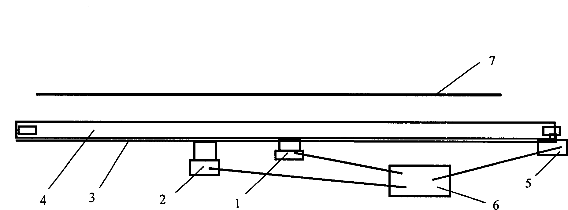 Scanning land steel surface detercting method and apparatus