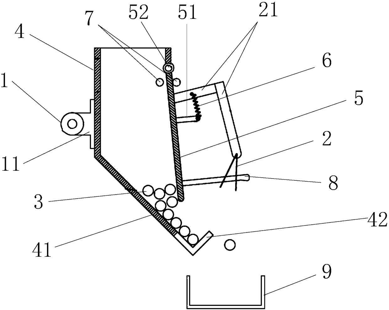 Rod-like object picking and placing device