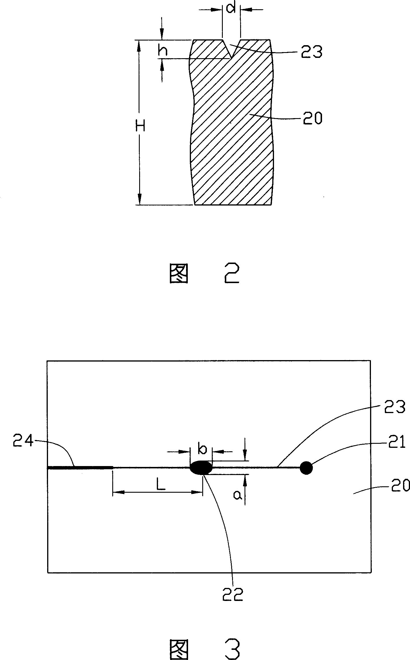 Method for cutting crisp material substrate