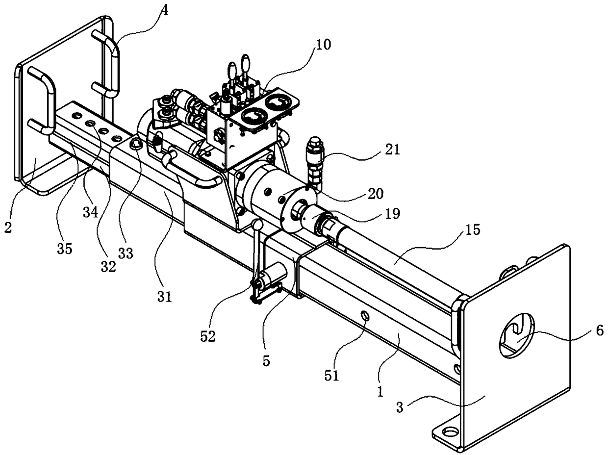 Non-excavation inspection well drilling rig device