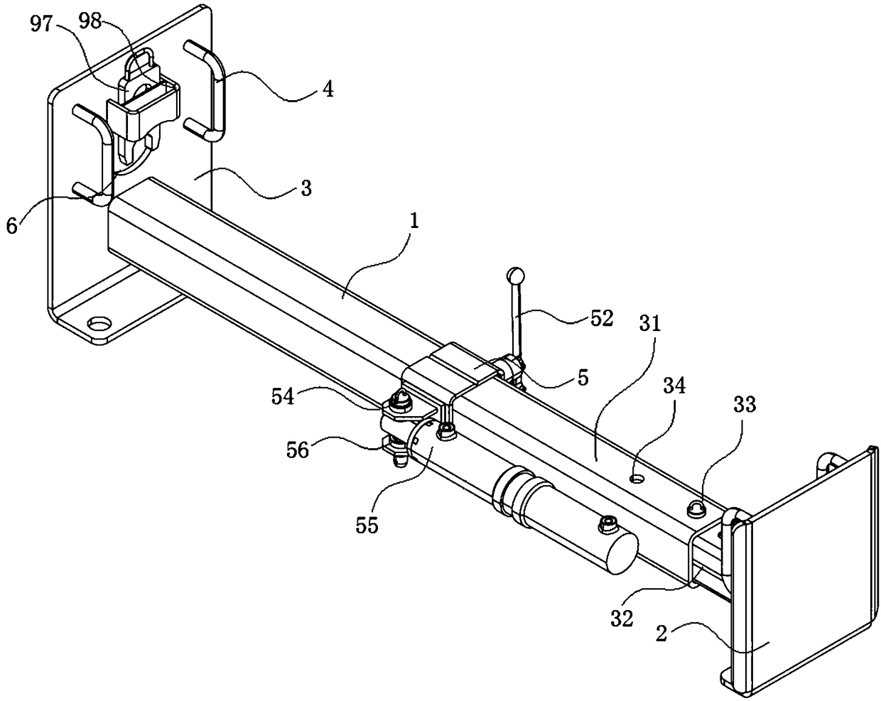 Non-excavation inspection well drilling rig device