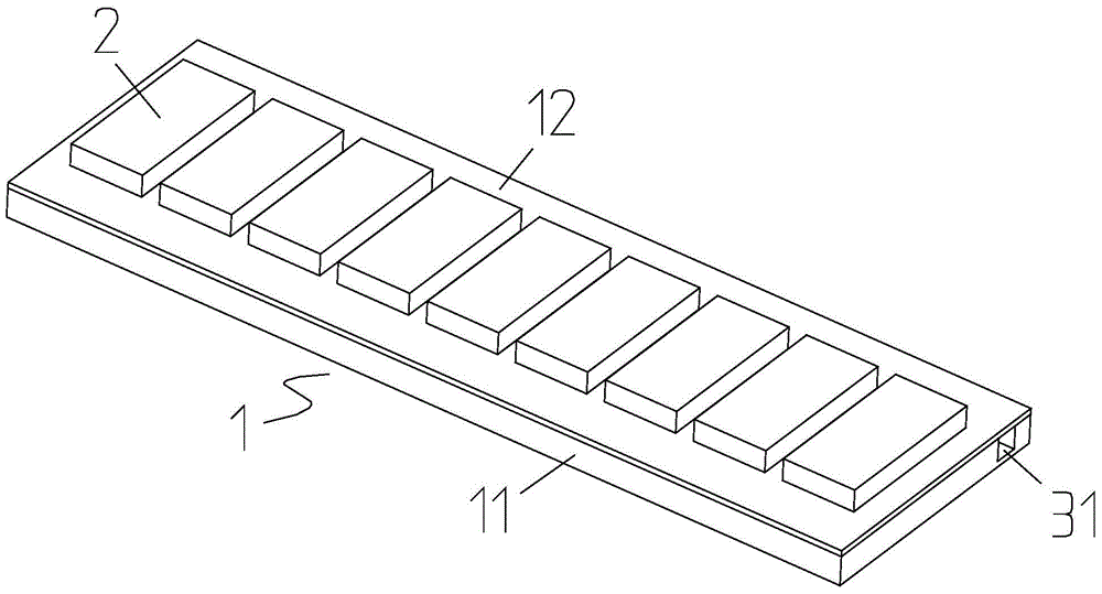 Power device parallel cooling structure and motor controller applying same