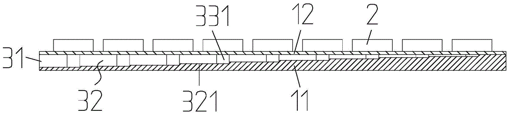 Power device parallel cooling structure and motor controller applying same