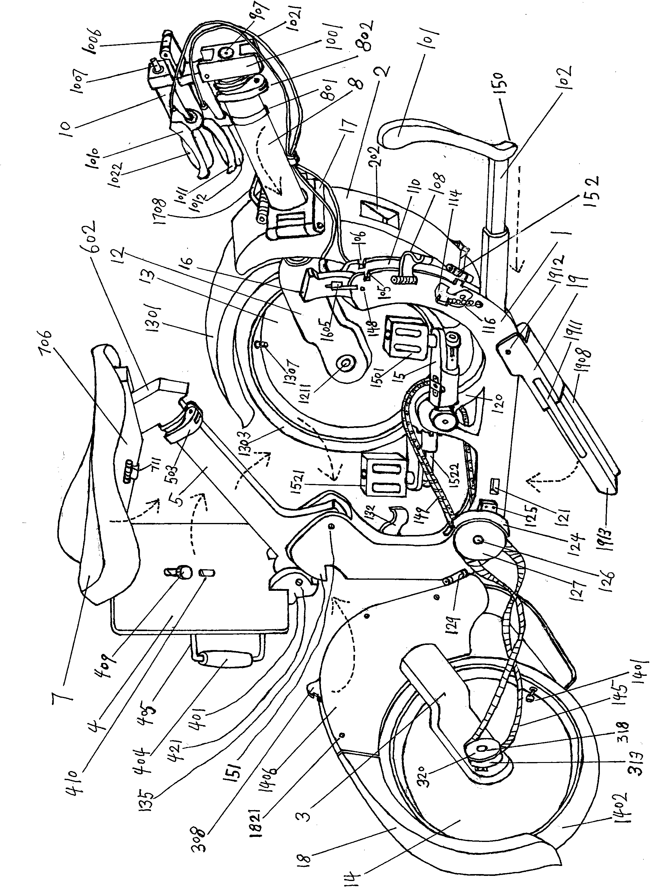 Box type folding bicycle