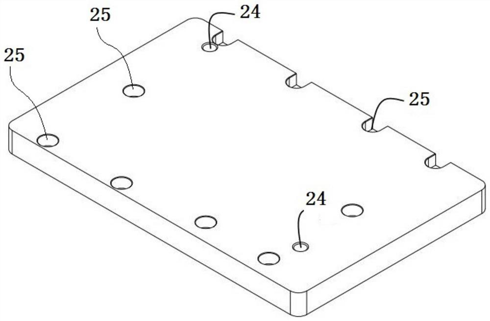 Clamp for finish machining of gearbox shell and clamping method