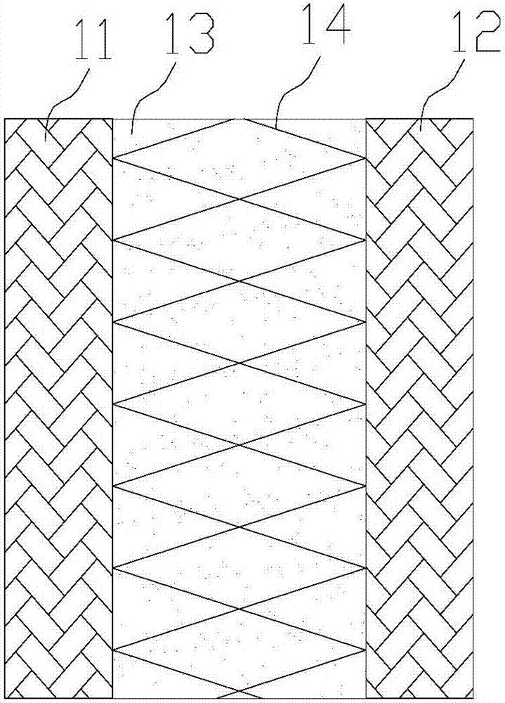 Warming anti-cold fabric structure