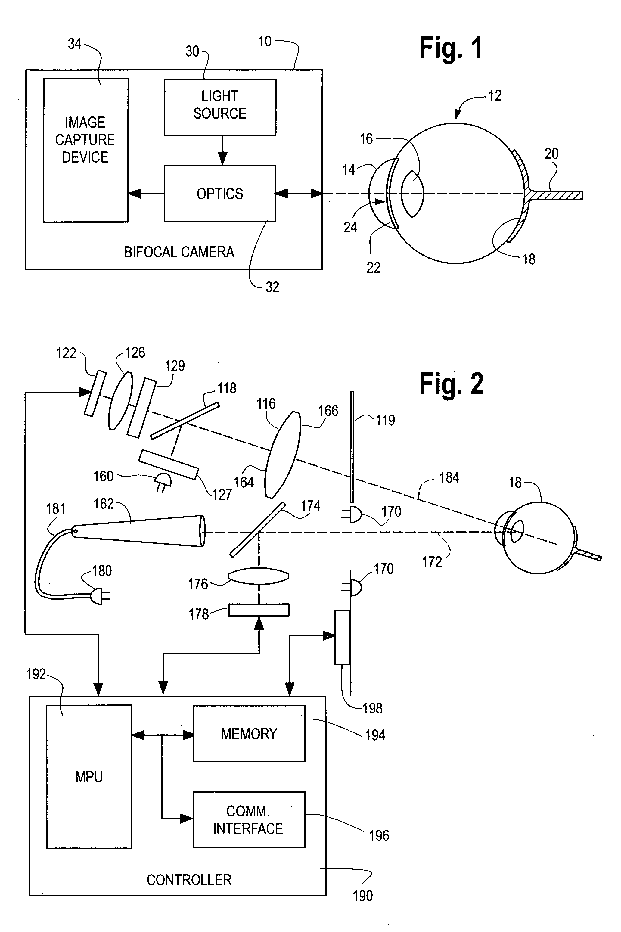 Method and system for generating a combined retina/iris pattern biometric