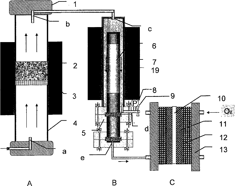 Alkane cracking and fuel cell compound power generation system