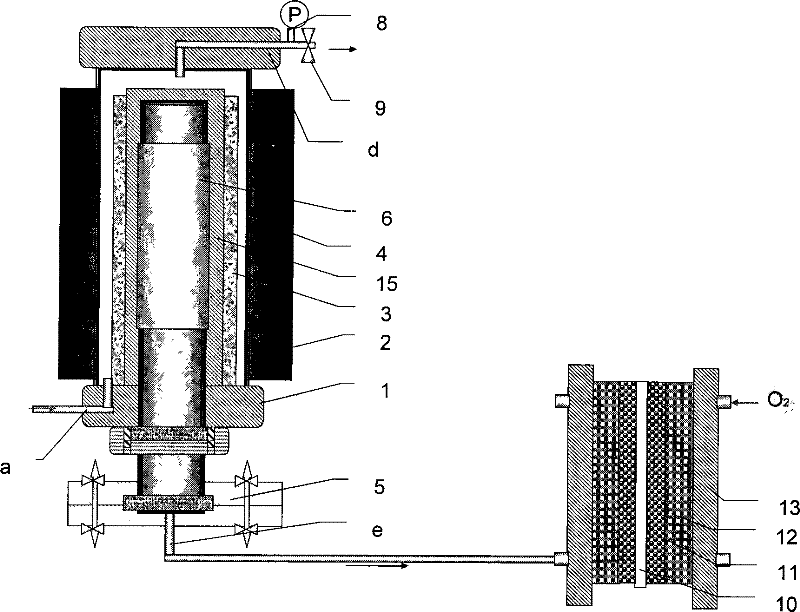 Alkane cracking and fuel cell compound power generation system