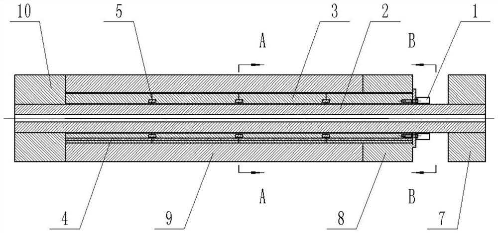 Horizontal high-temperature-resistant multi-section control drum