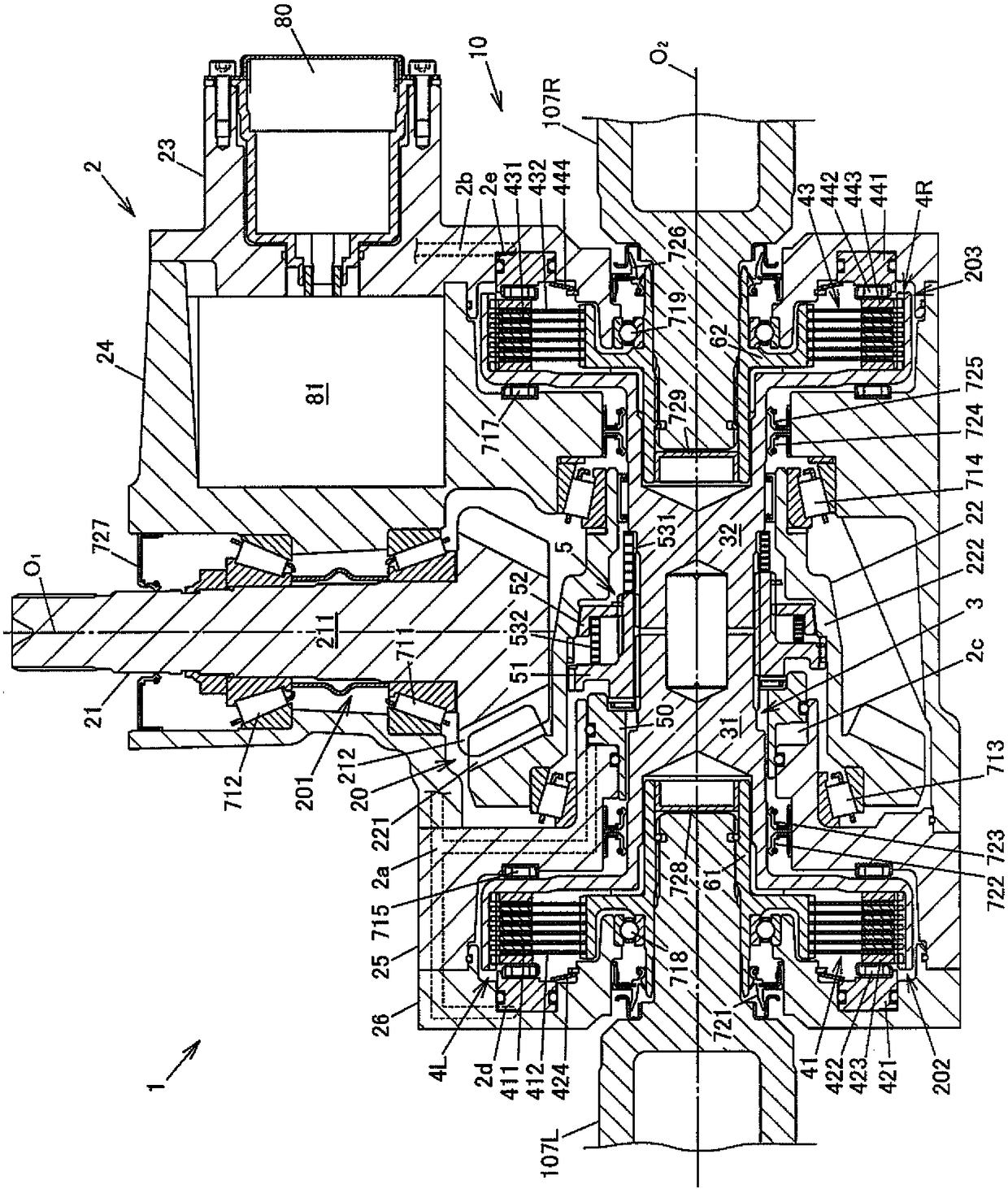 Driving force distribution apparatus