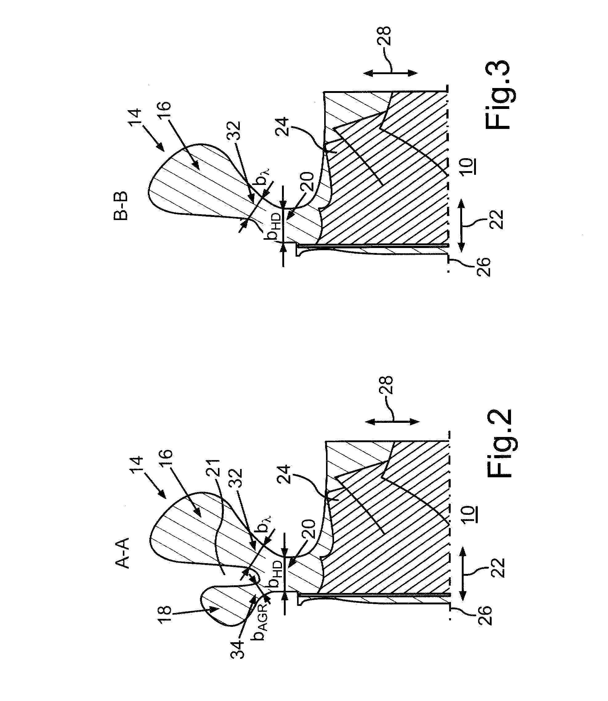 Turbine for an exhaust gas turbocharger