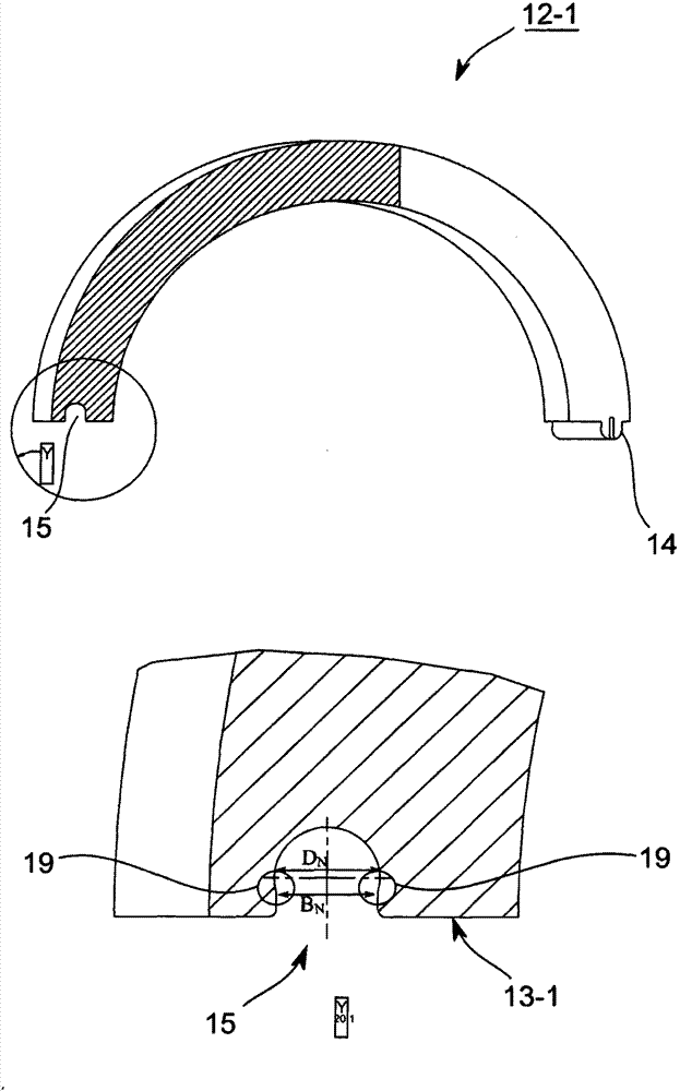 Split type bearing cage connection scheme