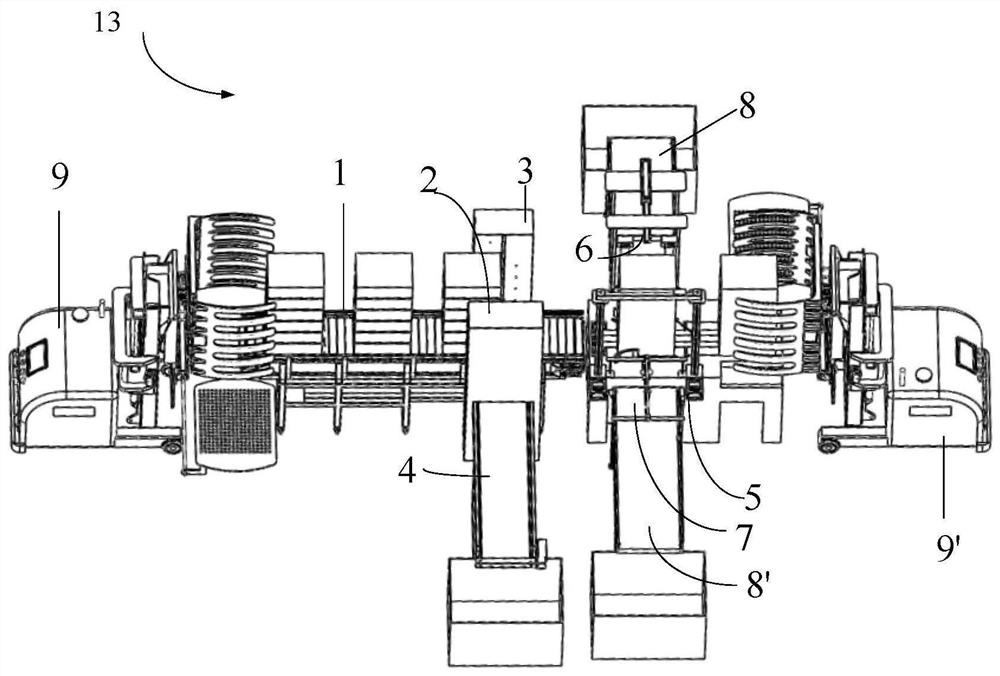 Fiber bag belt removing and bag opening machine and method for straight bale plucker