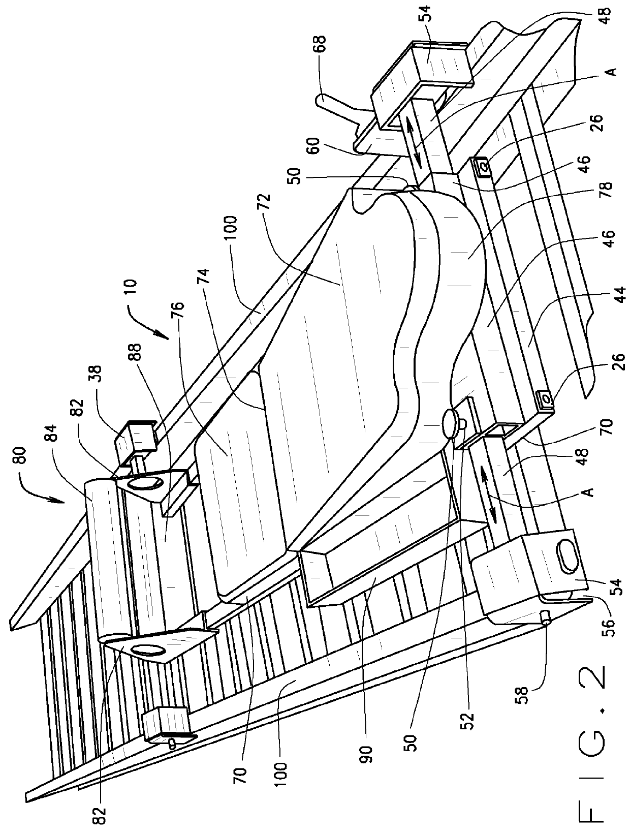 Cable tray service trolley