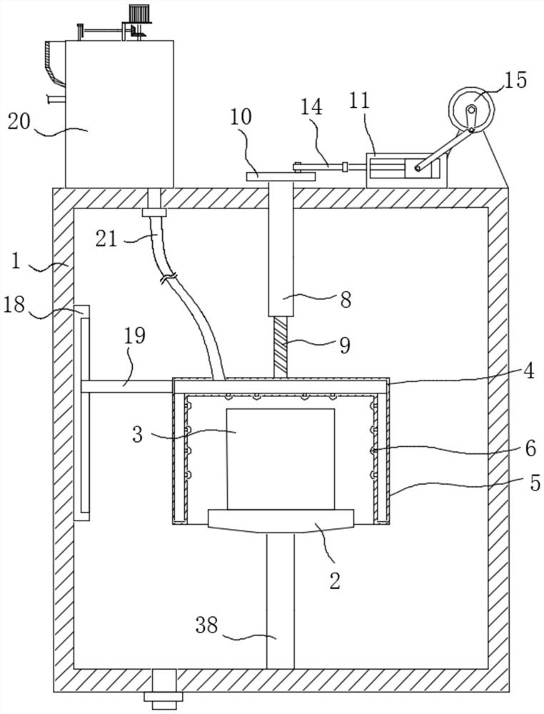 Sugar granule mold cleaning device for throat lozenge production