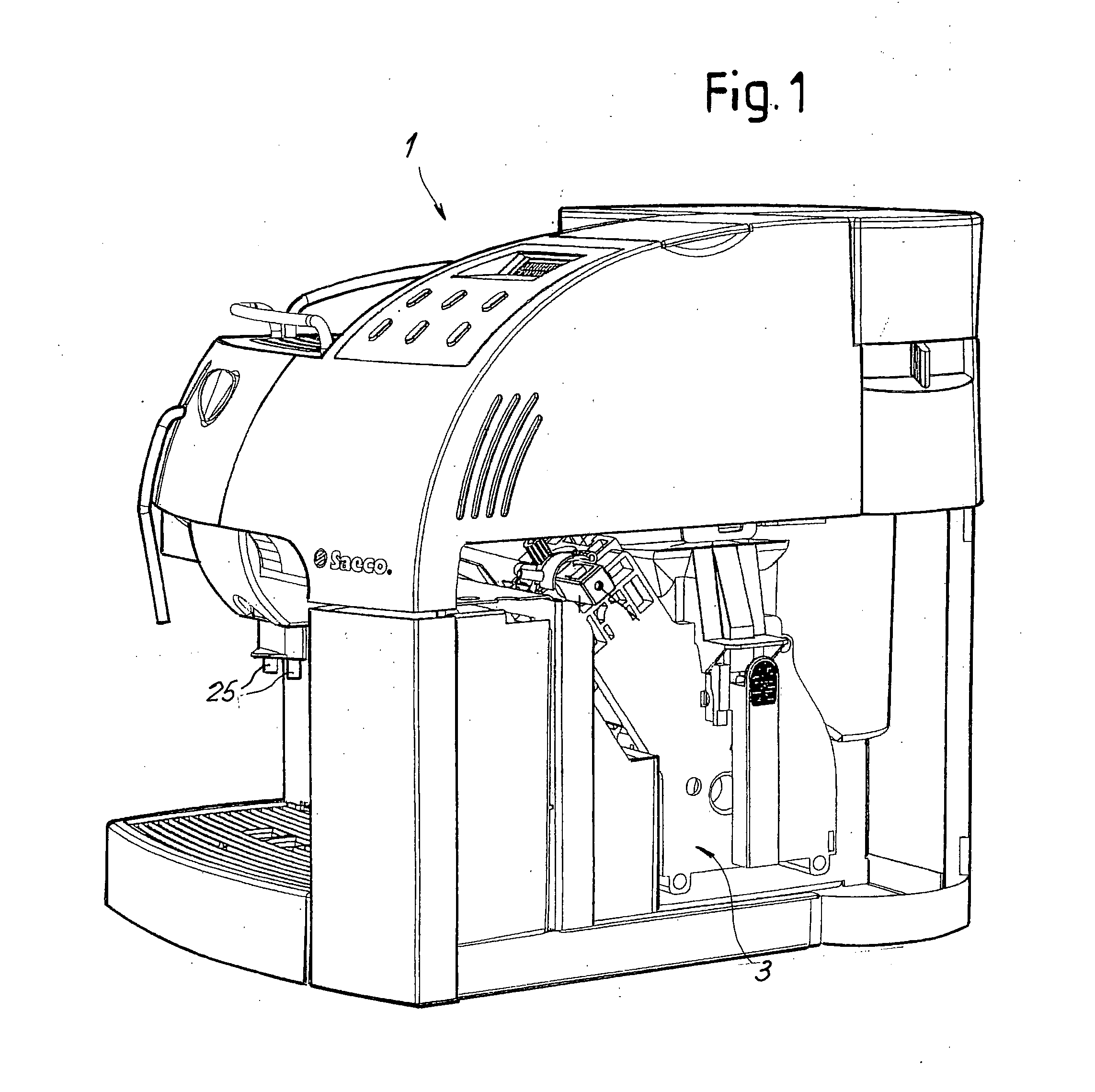 Machine for preparing beverages, in particular coffee, with limescale- prevention systems and relative method