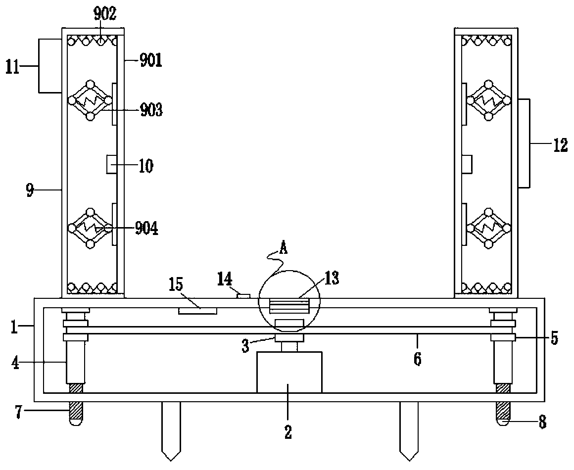 Convenient-to-move animal disease detection device