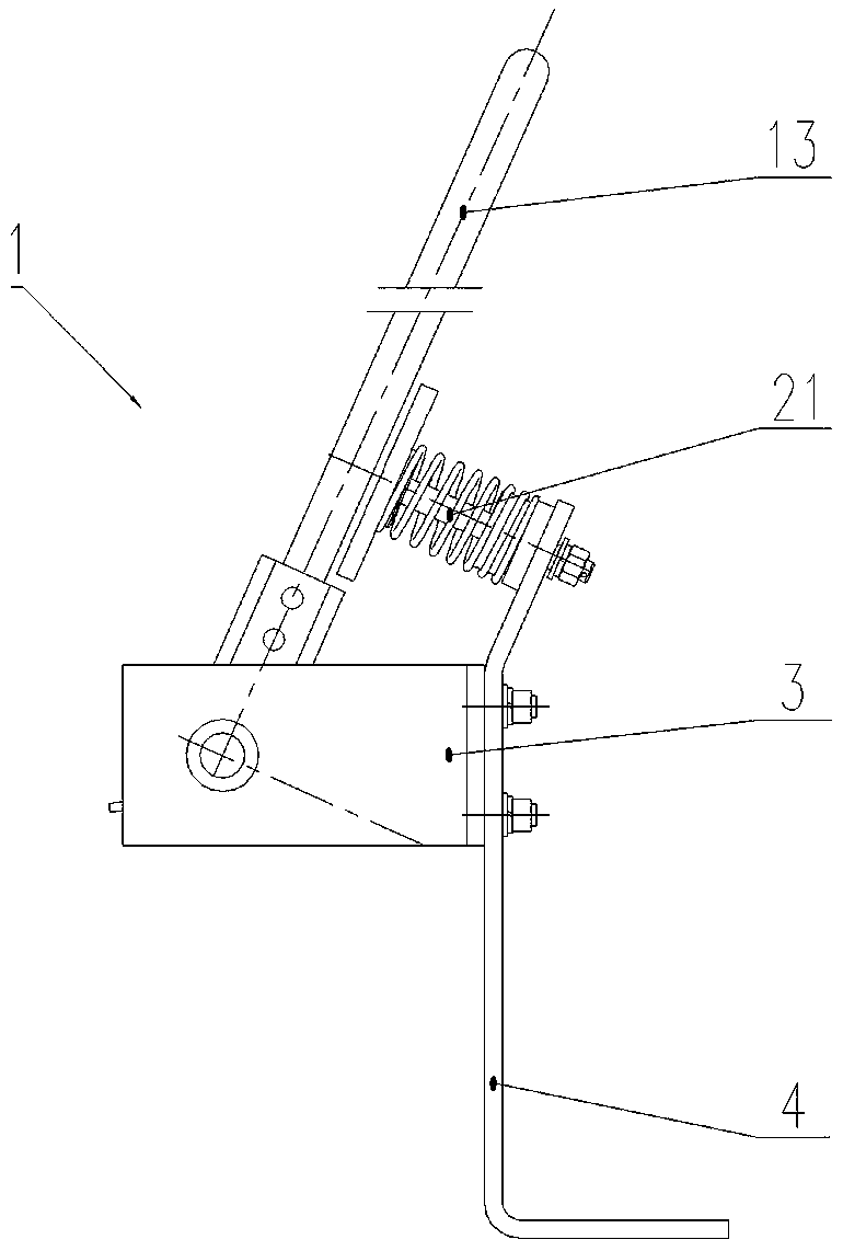 DC isolating switch and its harmonic current breaking device